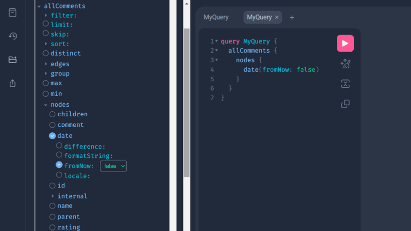 GraphQL on Gatsby.js